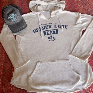 Adorable lightweight Raglan hoodie & baseball cap